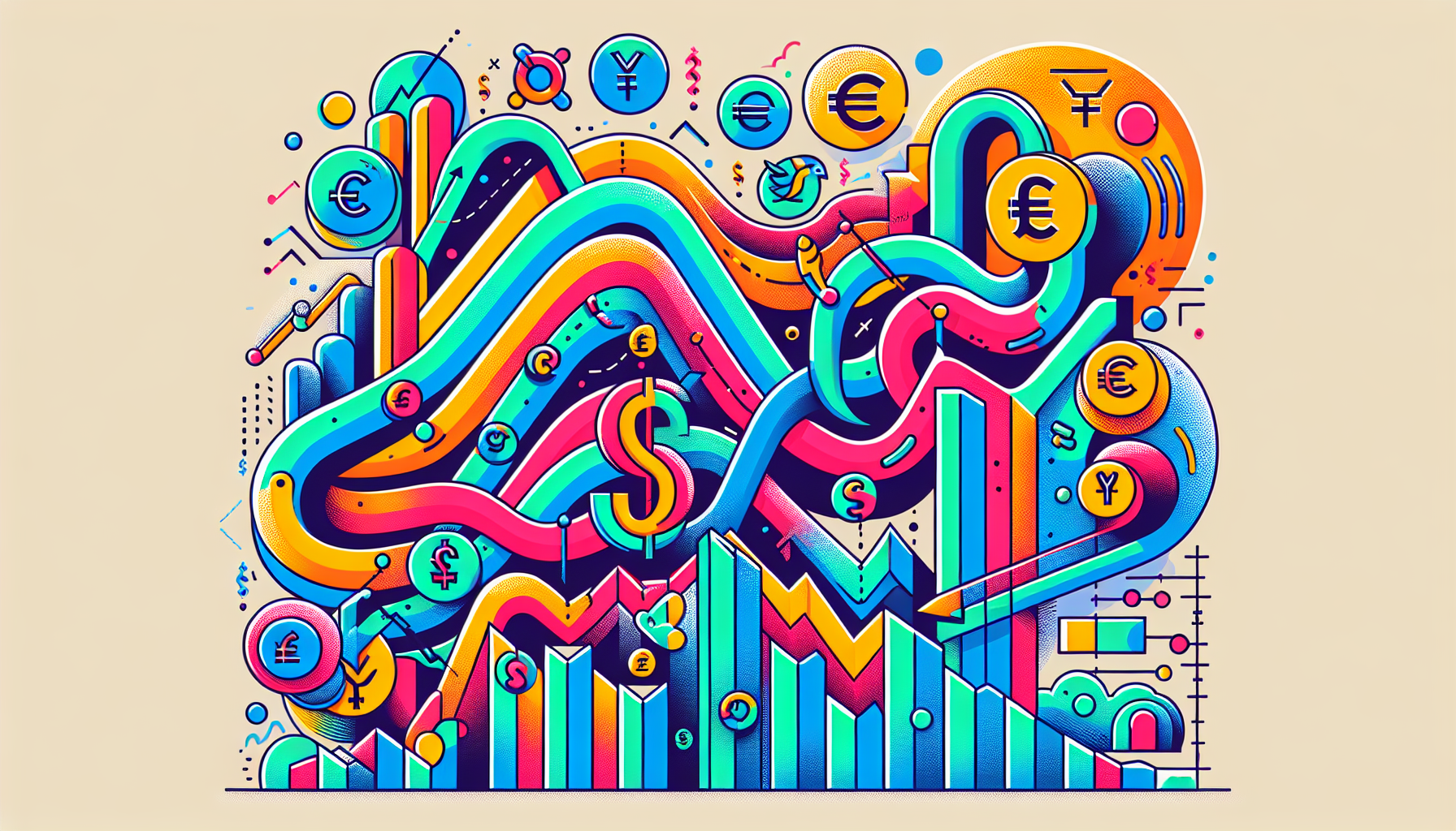 Graphical representation of exchange rates and fees for sending money.