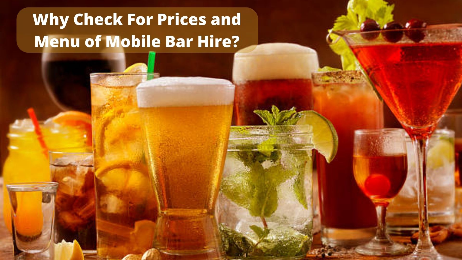 How Mobile Bar Hire Has Changed The Catering Industry? -