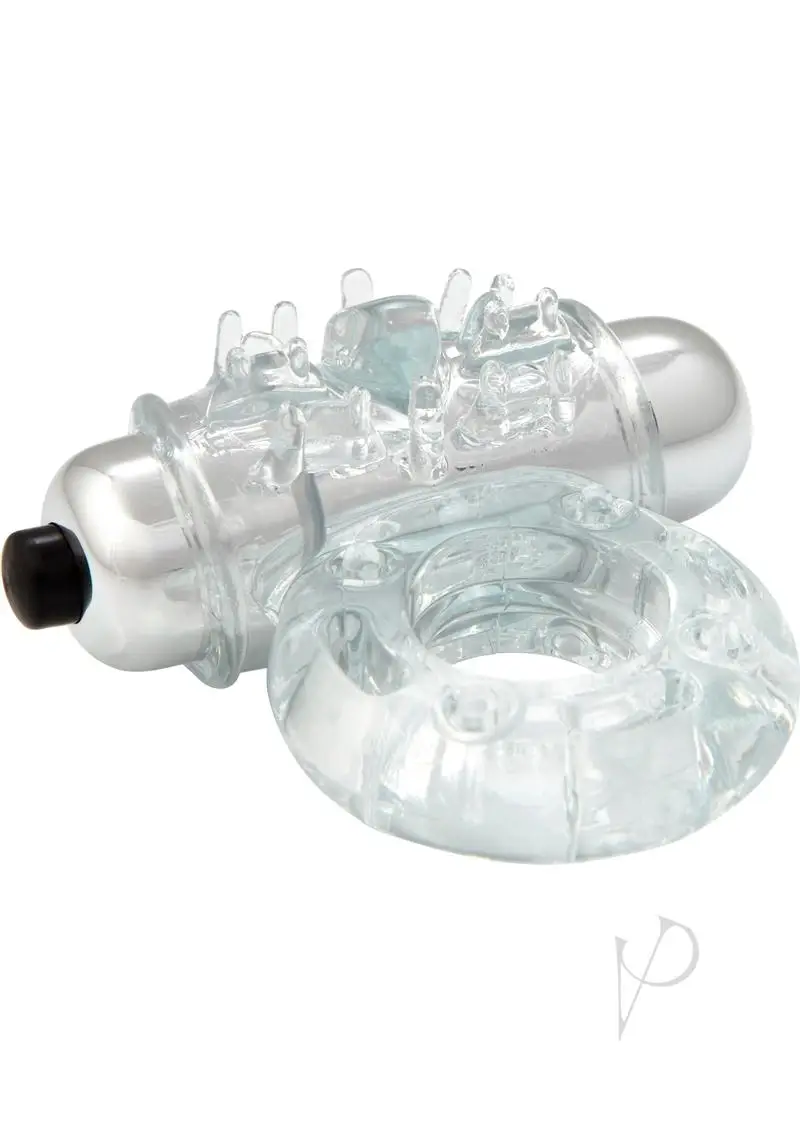 Sensuelle Bullet Ring Cockring – 7 Function Clear