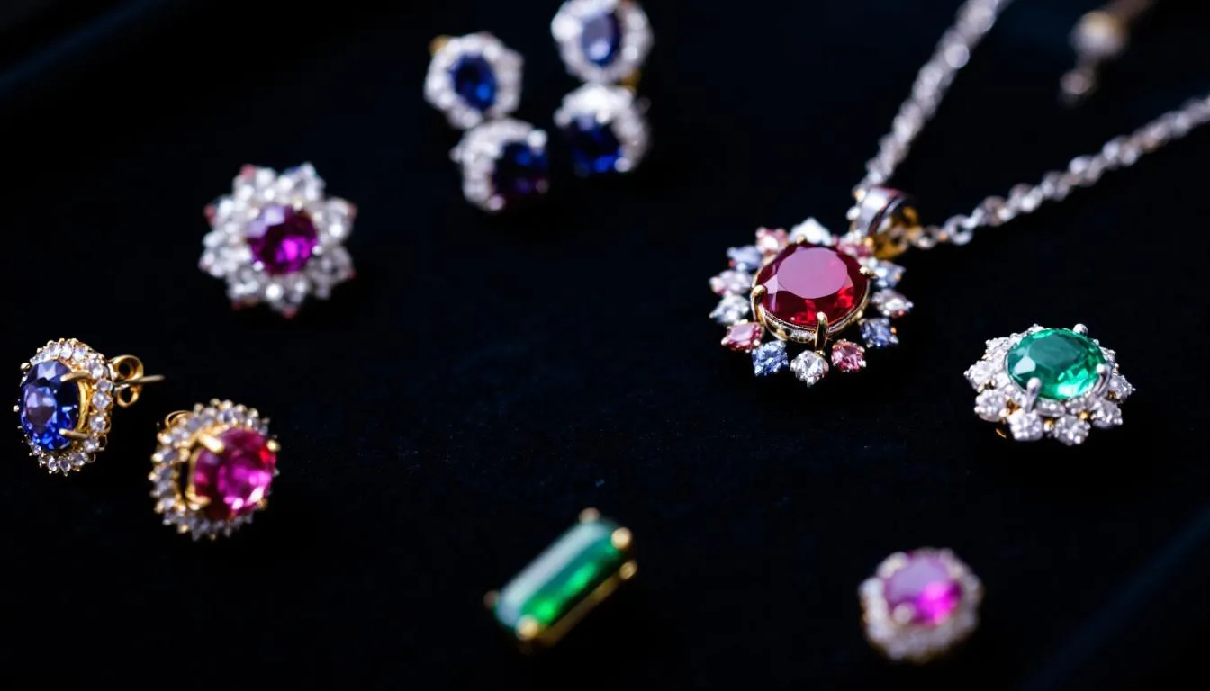 The image features a collection of beautifully crafted silver anklets adorned with colorful gemstones, symbolizing their spiritual significance and protective properties. Wearing silver anklets is believed to promote emotional balance and attract positive energy, making them a powerful tool for many women on their spiritual journey.