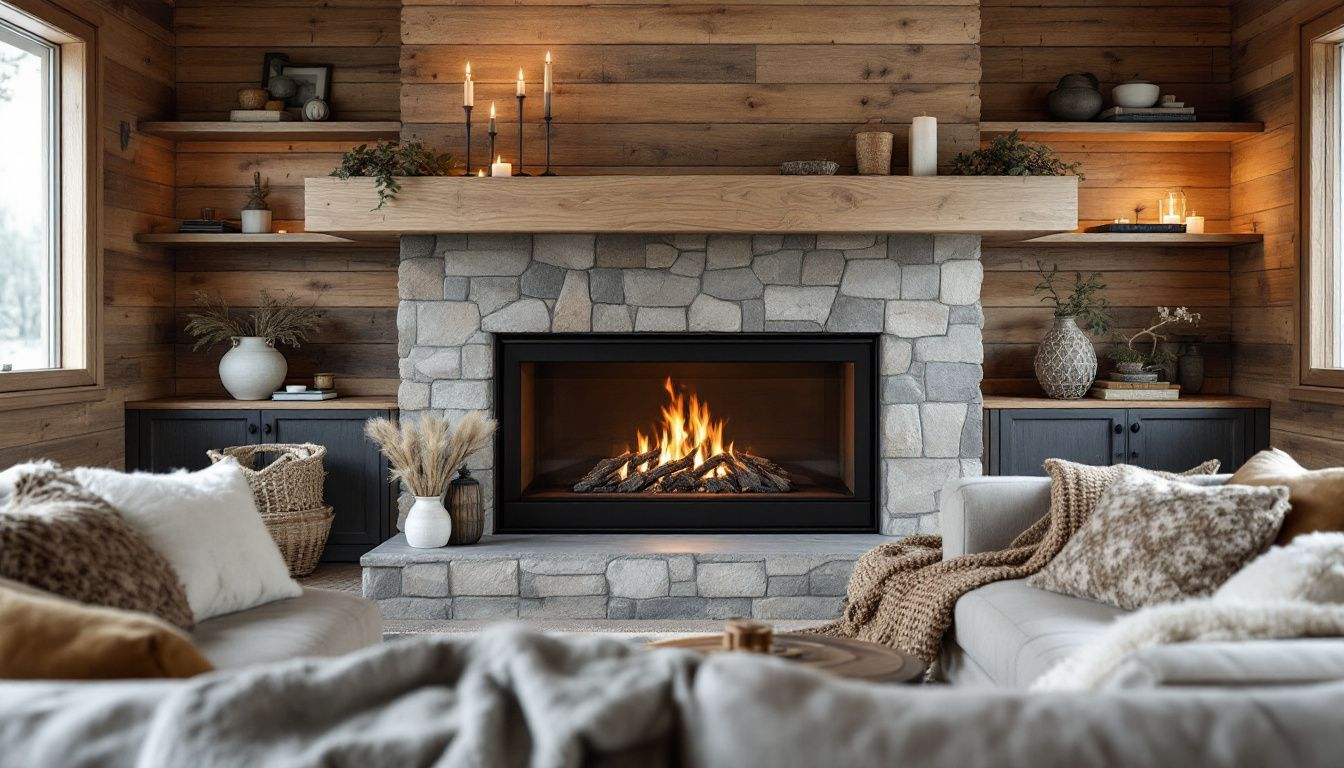 A bioethanol built-in fireplace showcasing eco-friendly design.