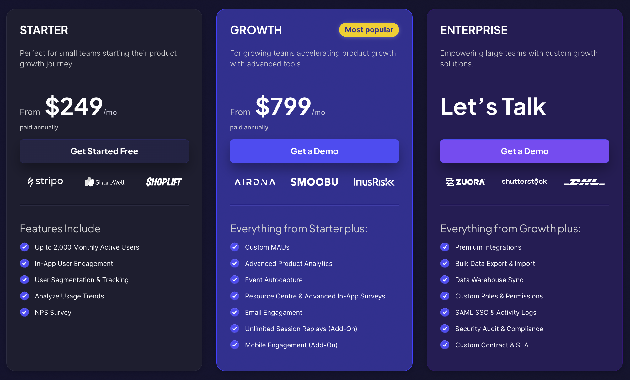 Userpilot pricing