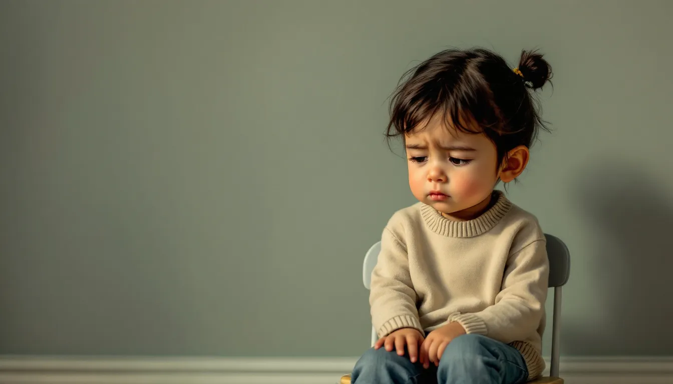 A child looking worried, representing emotional distress during divorce.