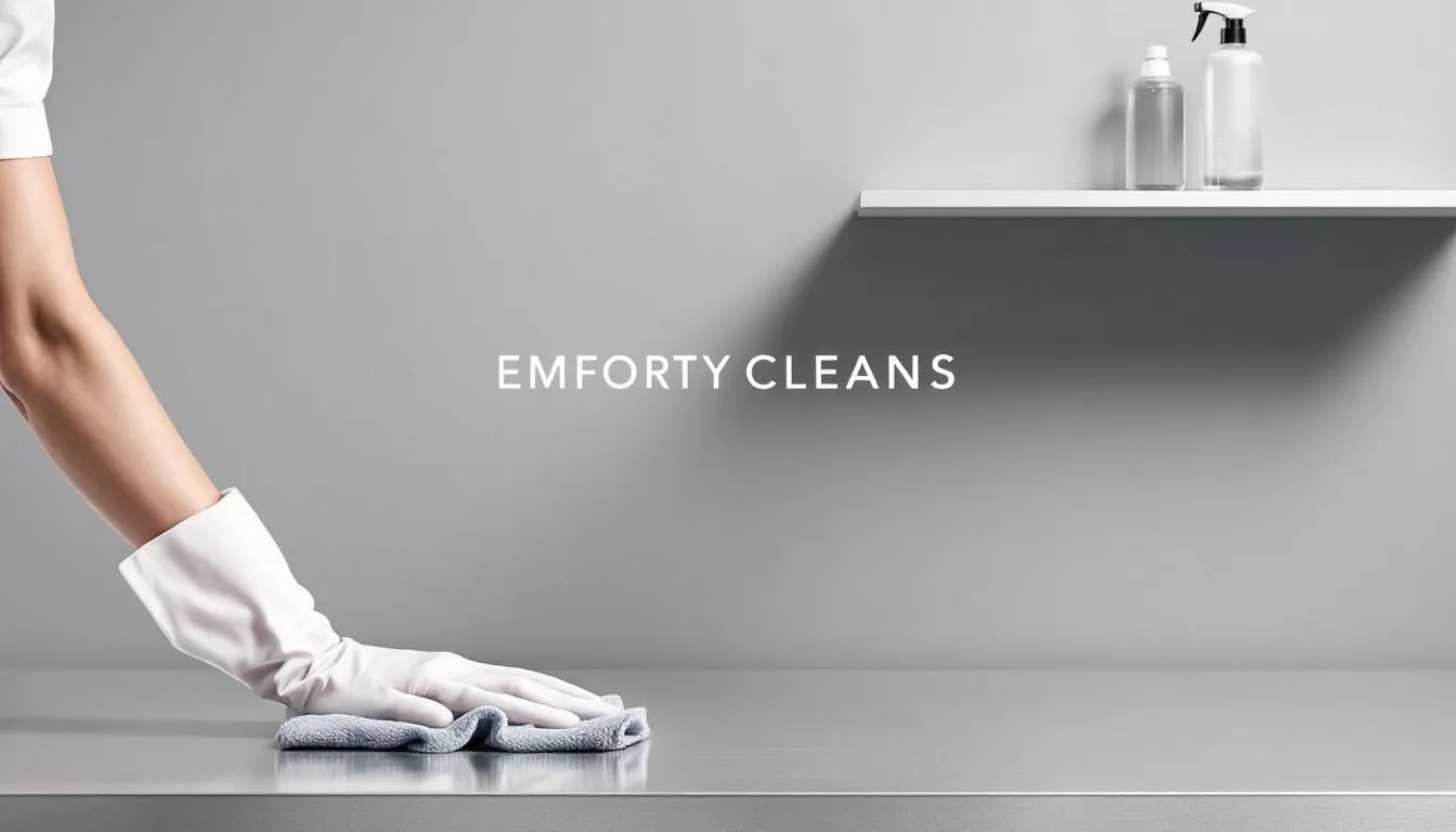 Safe cleaning practices being implemented in a home.