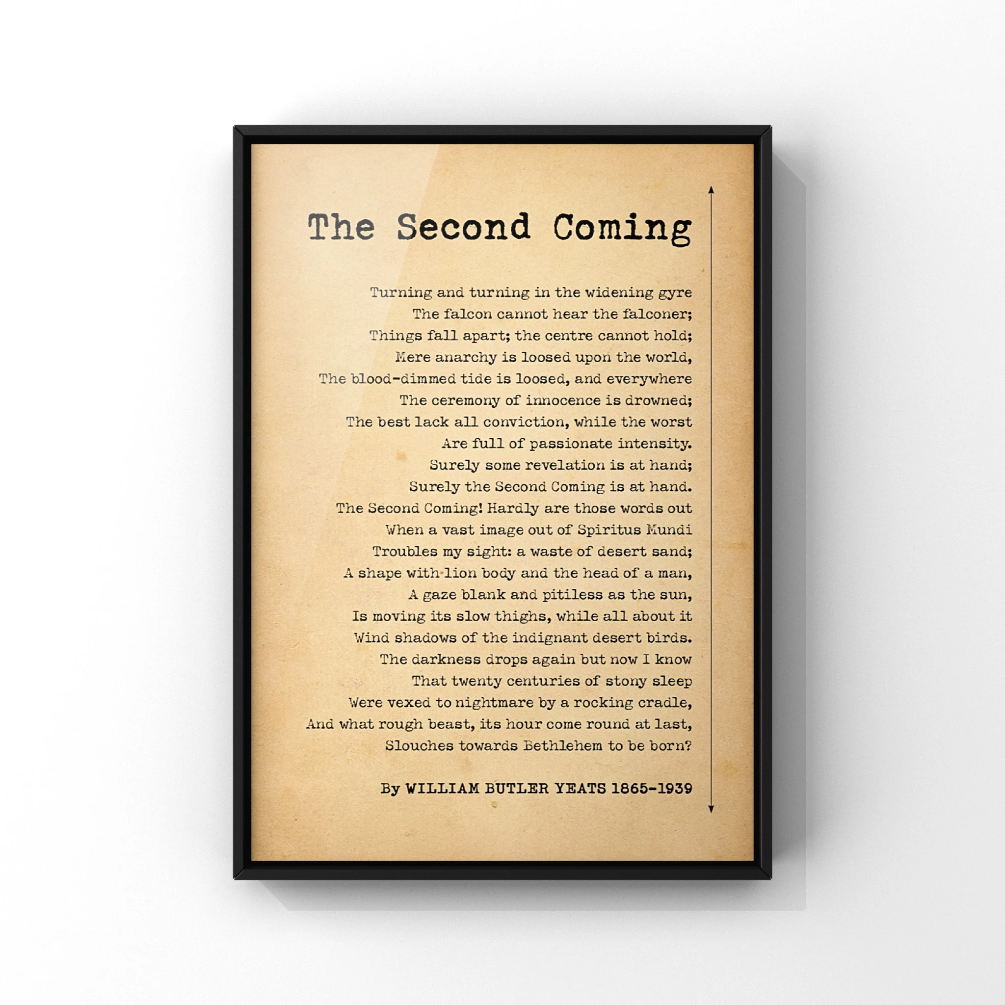 The Second Coming Poem by William Butler 1865-1939