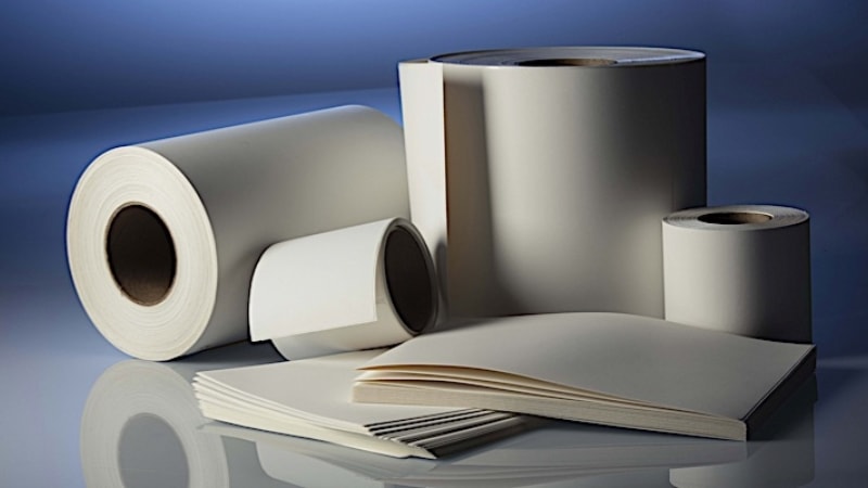 Rolls of synthetic paper