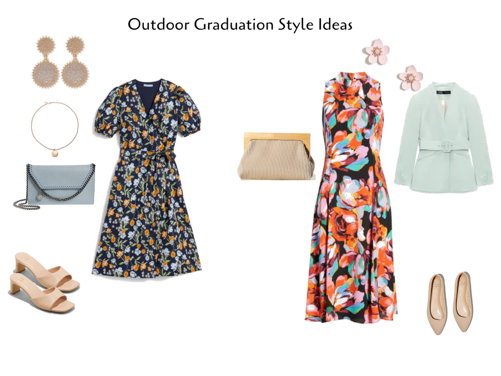 Dress appropriately for outdoor ceremonies with a sleeveless dress or light, floral dress.