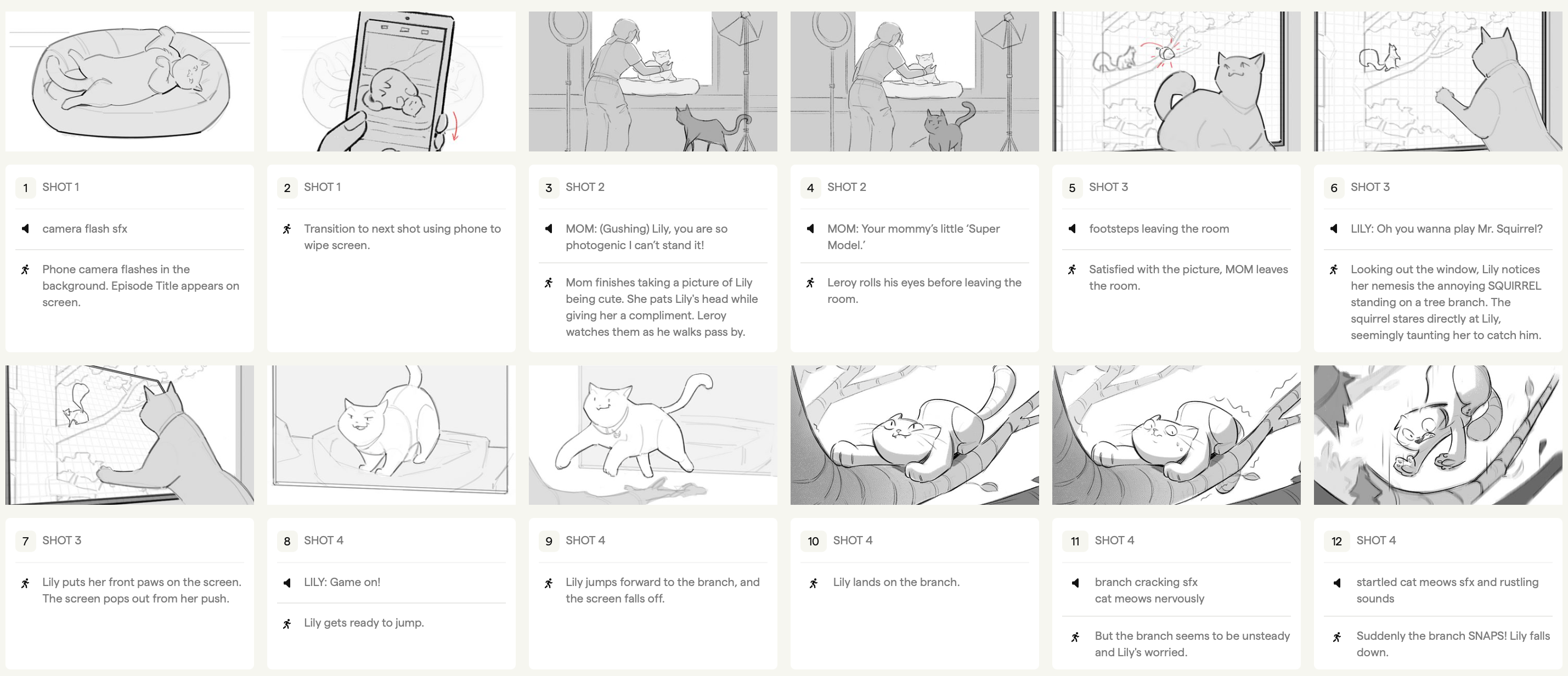 SuperPixel's Petco Love Lost EP3 - Pawparazzi Storyboard Image