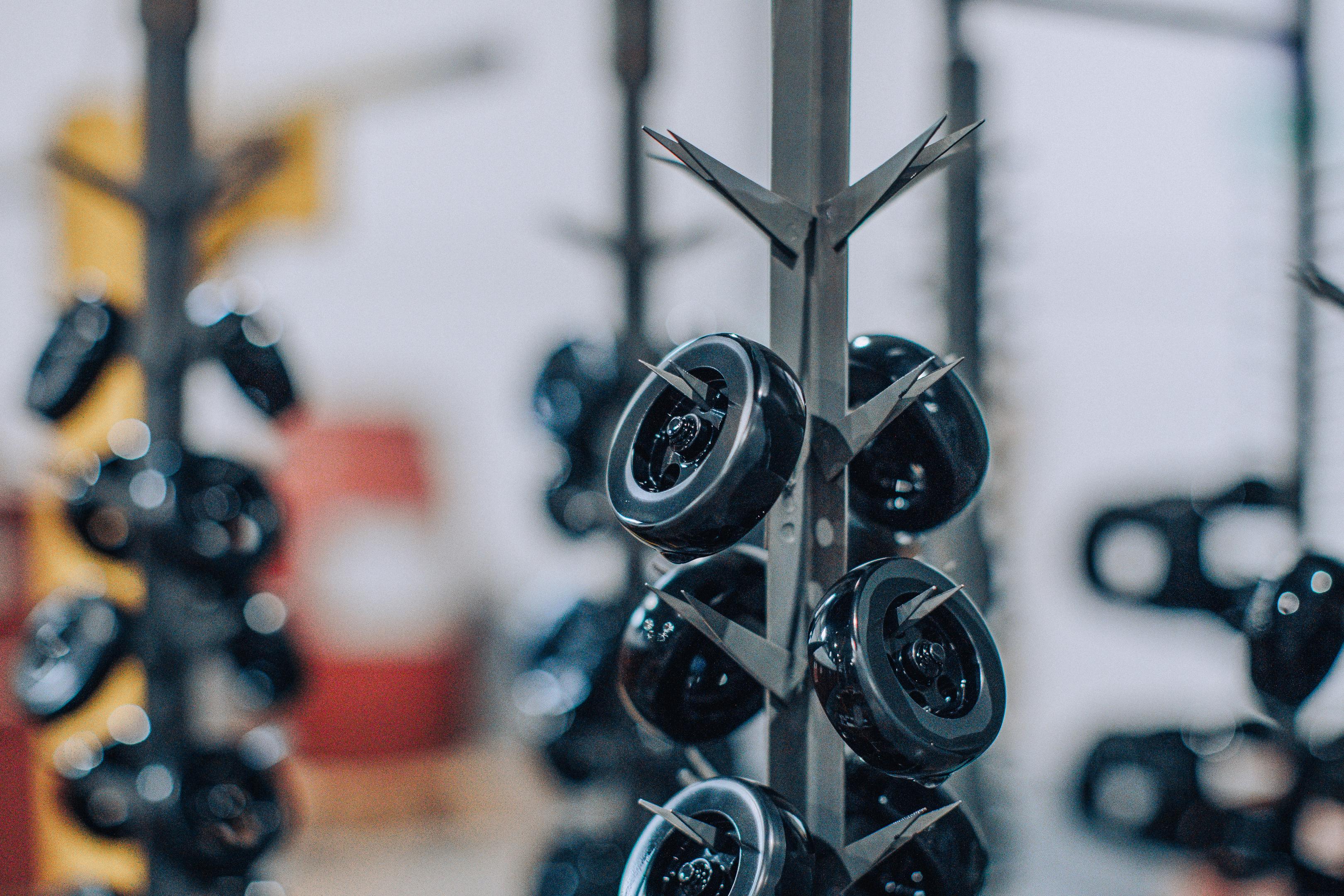 Black is the most in-demand colour finish. Parts are jigged throughout the process to maintain consistent coating quality.