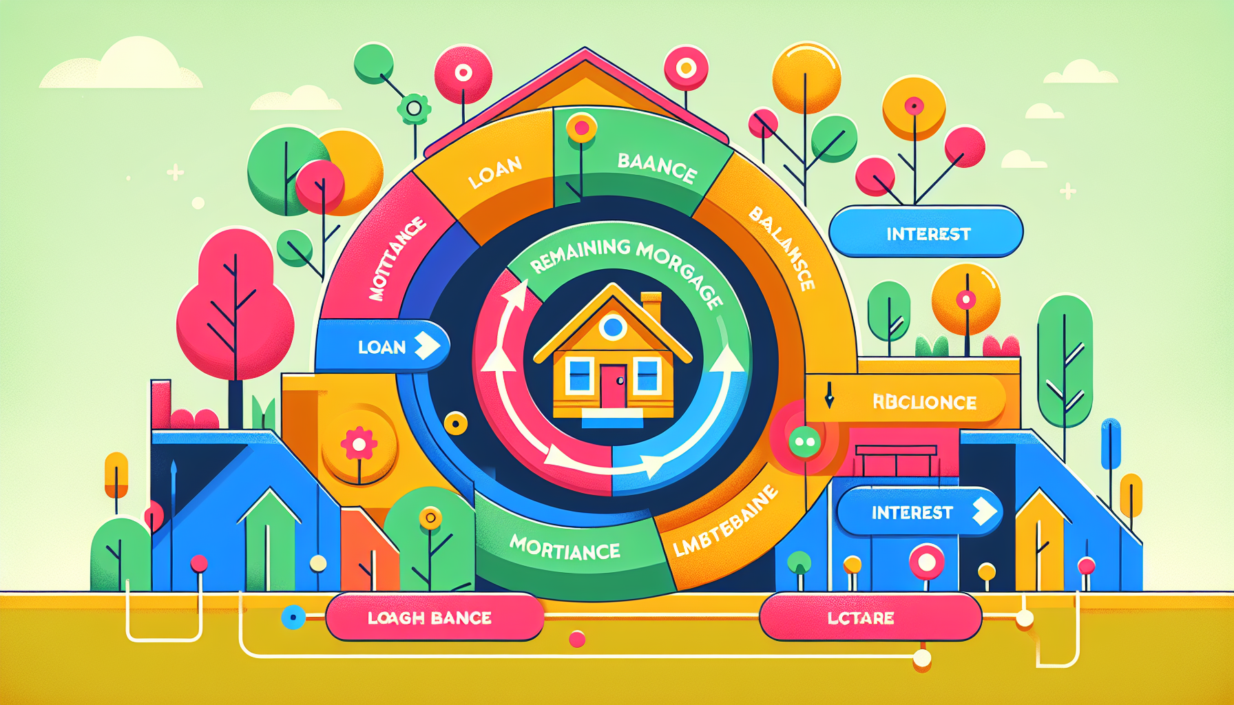 A diagram explaining the components of your mortgage balance.