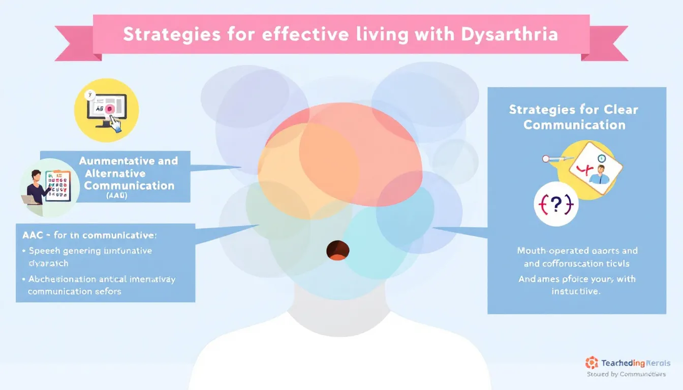 Image illustrant des stratégies de communication pour les personnes vivant avec la dysarthrie.