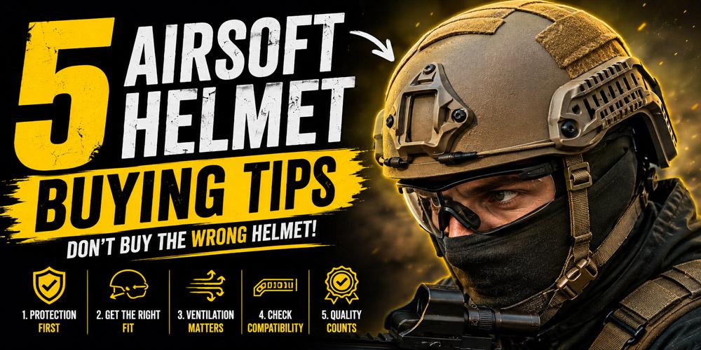5 airsoft helmet buying tips