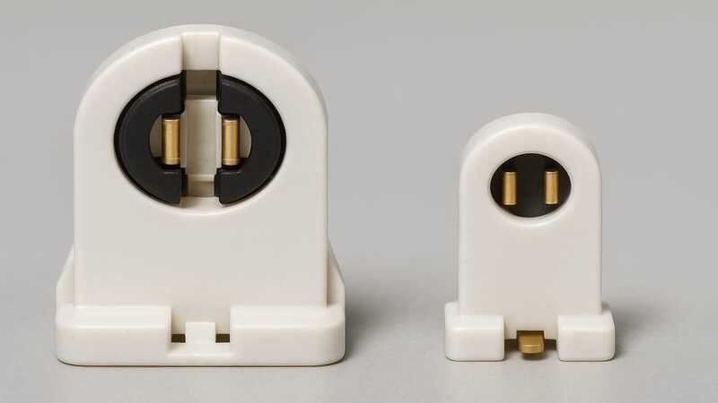 G5 and G13 socket types for installing tube lights