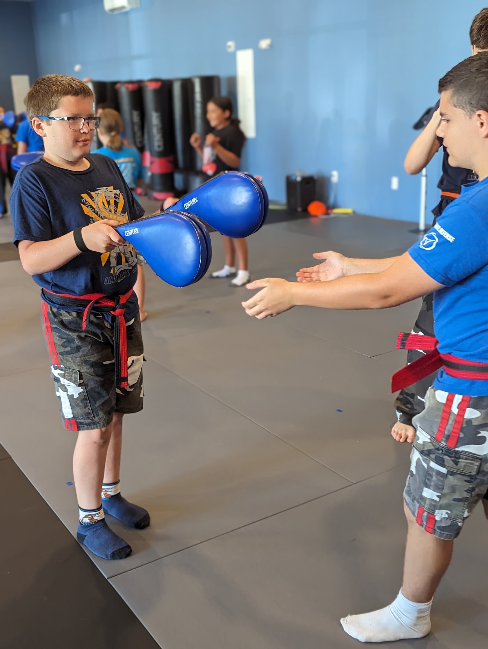 Self-defense training teach students practical techniques through engaging class activities.