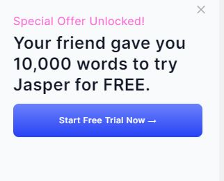 jasper ai free trial