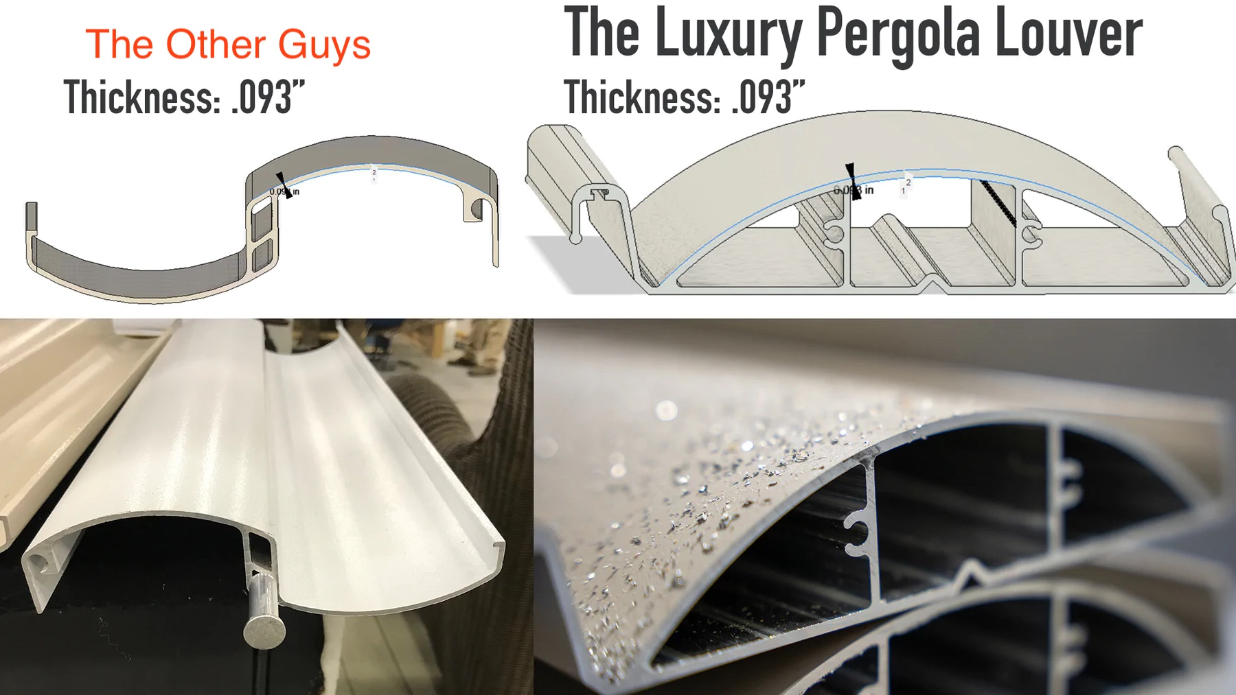key factors of the luxury pergola design help prevent heat transpiring through louvers material.