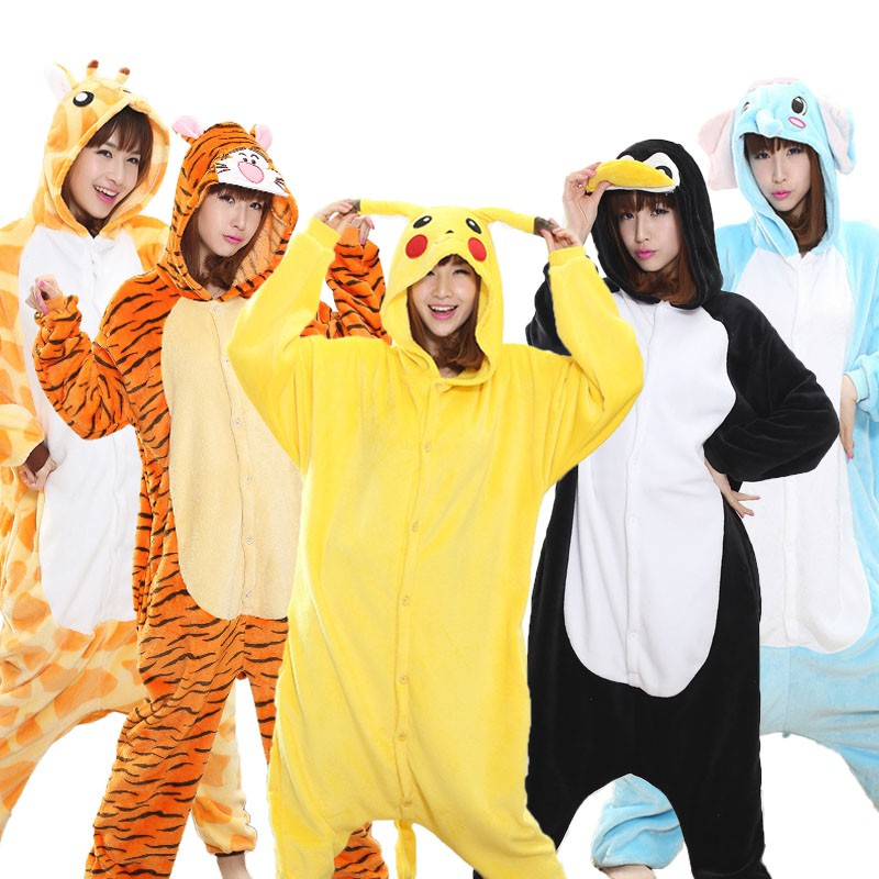 Five differet examples of Kigurumi