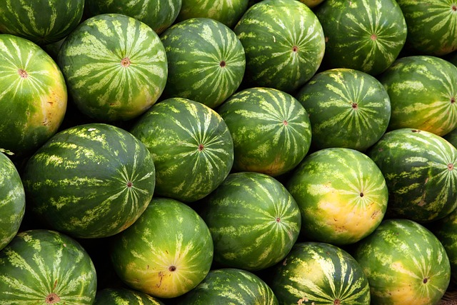 watermelons, fruits, produce