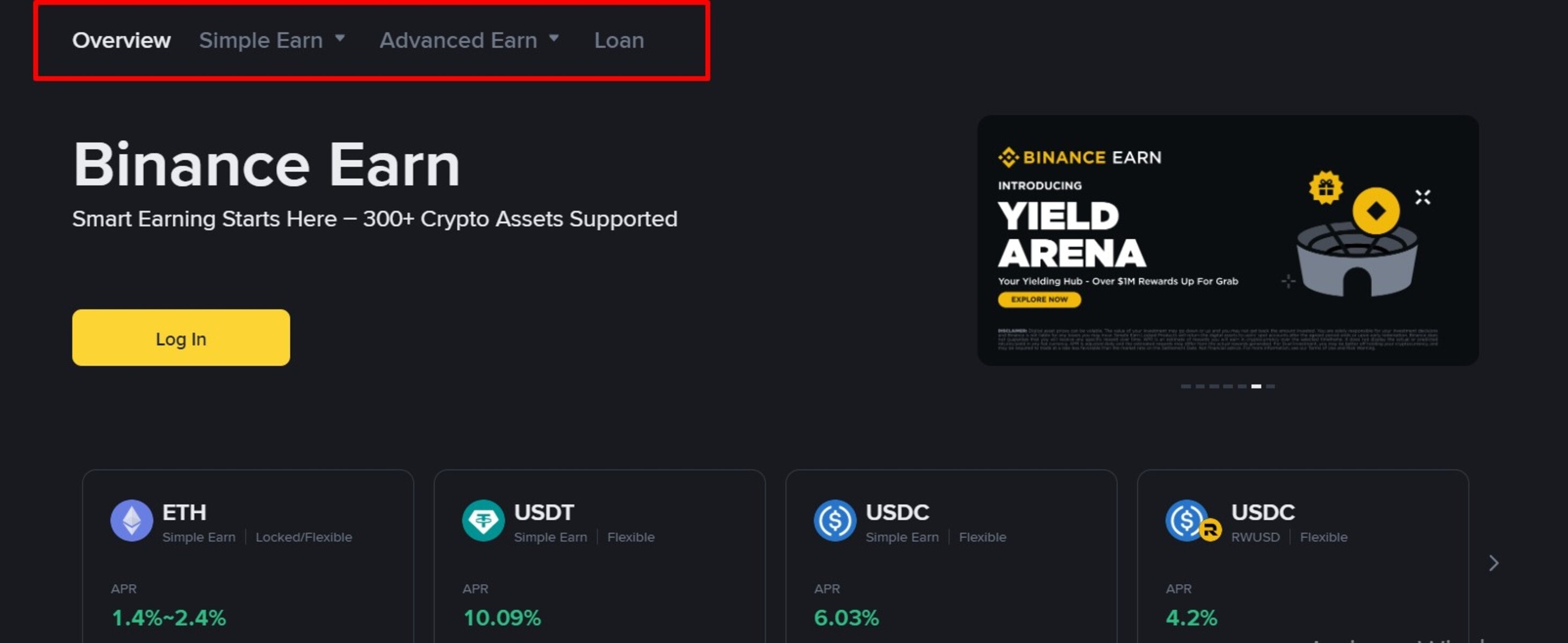 Binance Earn