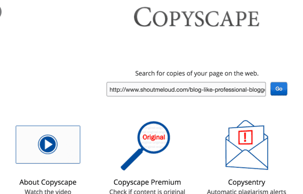 Copyscape contenuti evergreen