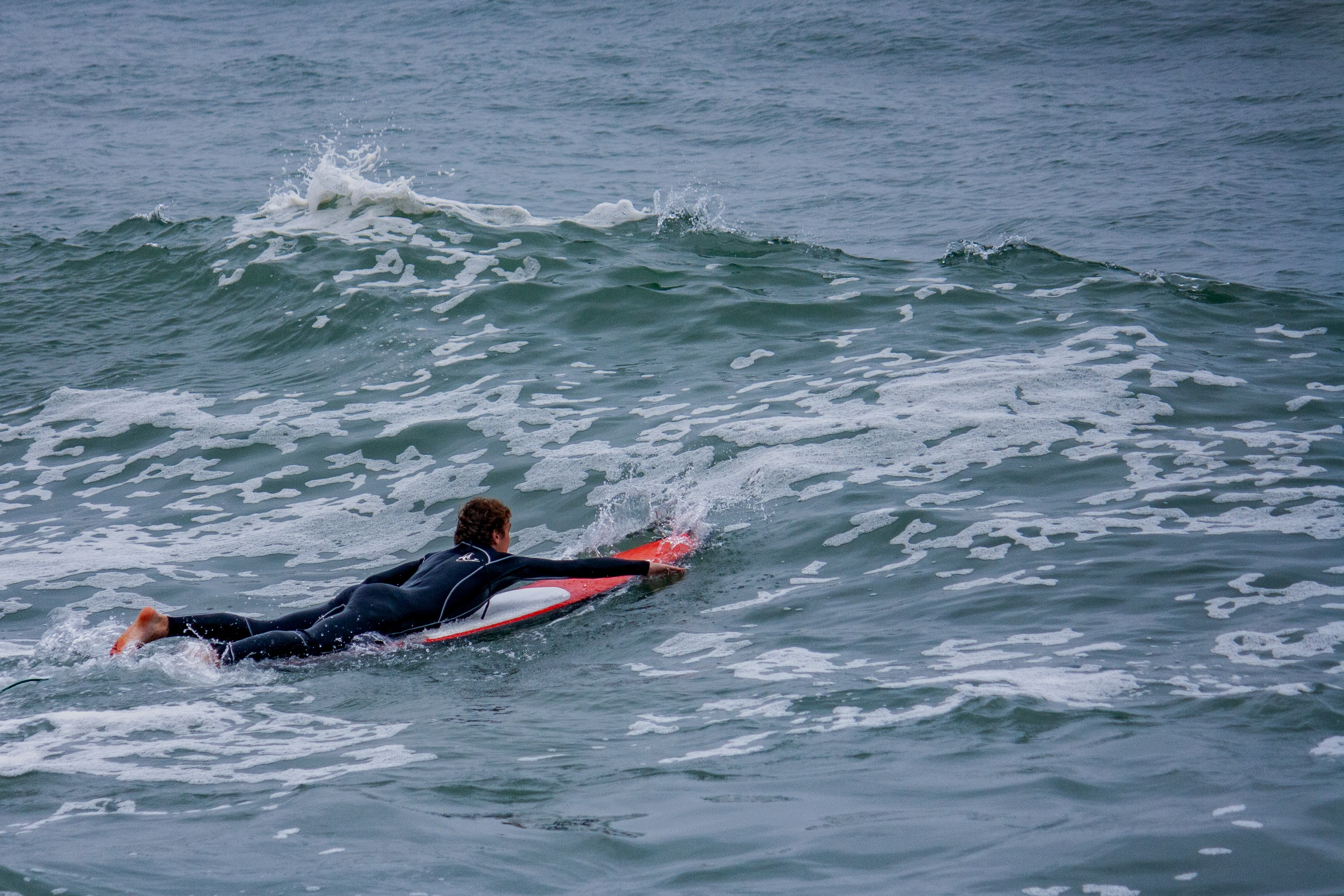 surf safely around local surfers 