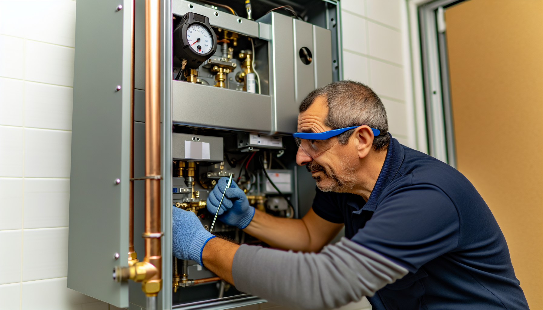 Regular maintenance of gas hot water system