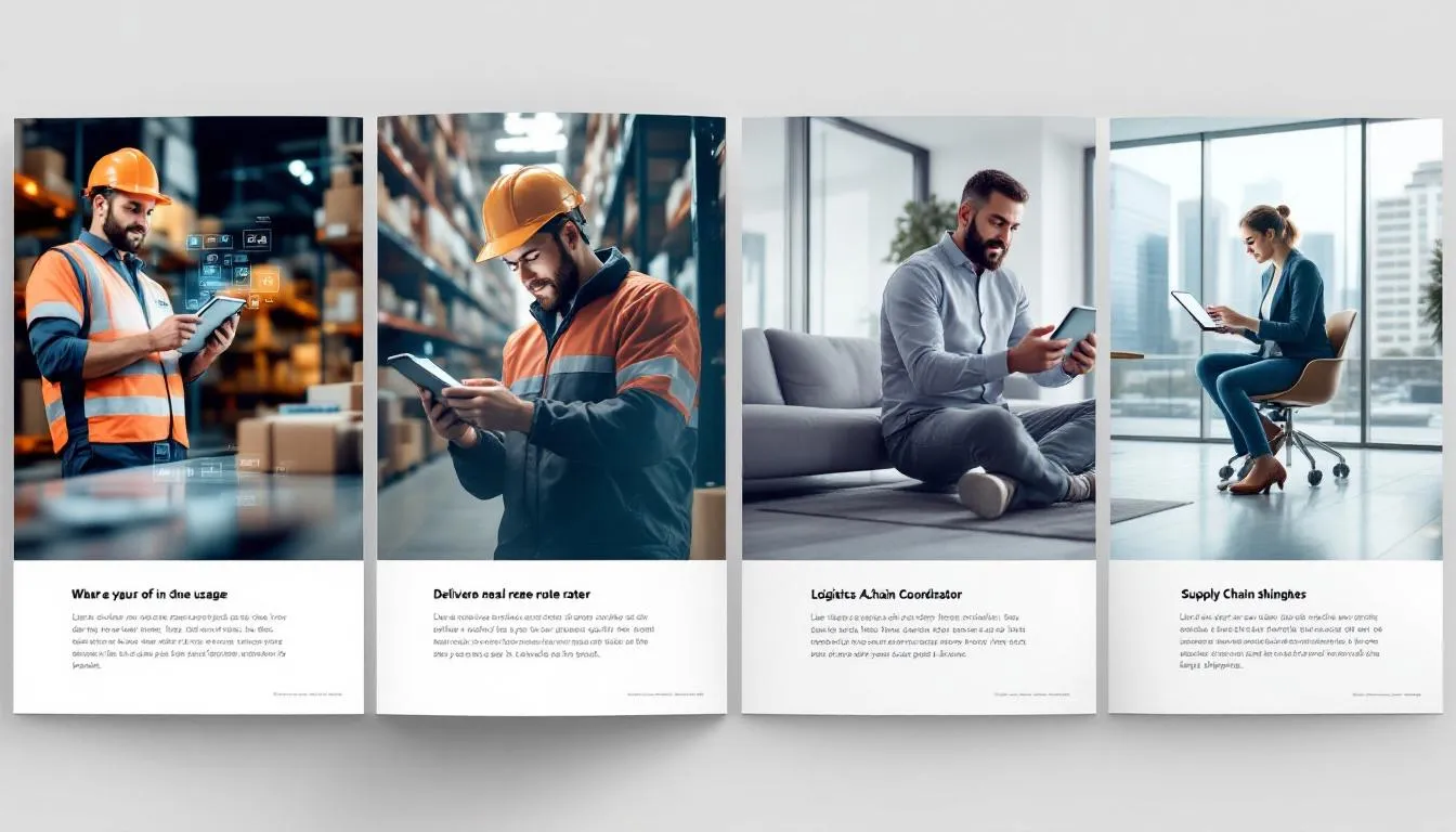 Cas pratiques d'utilisation des tablettes dans diff&eacute;rents secteurs de la logistique.