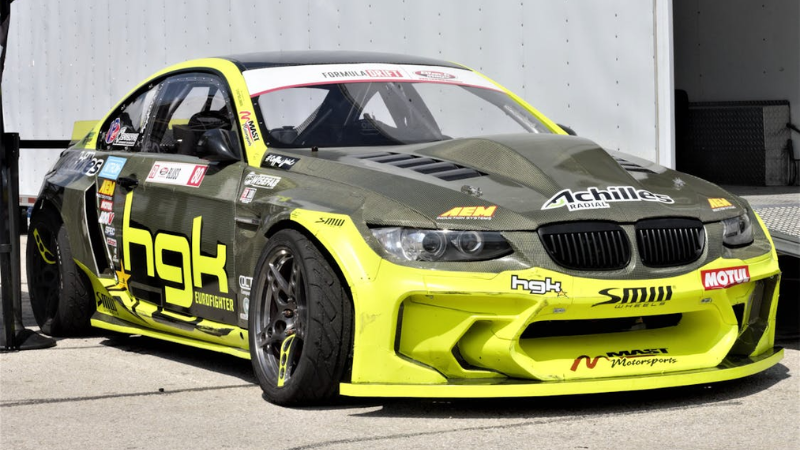 A car wrap vinyl customised for branding