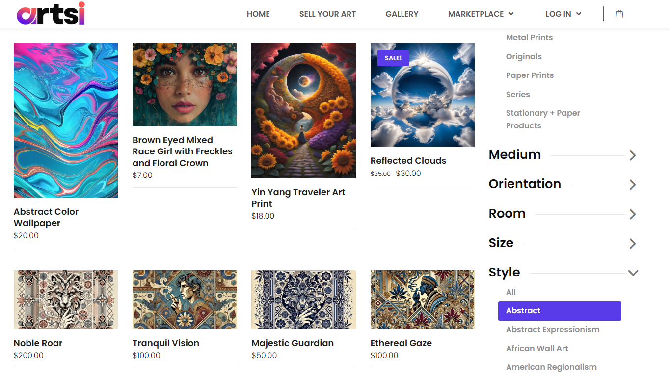 selling ai art