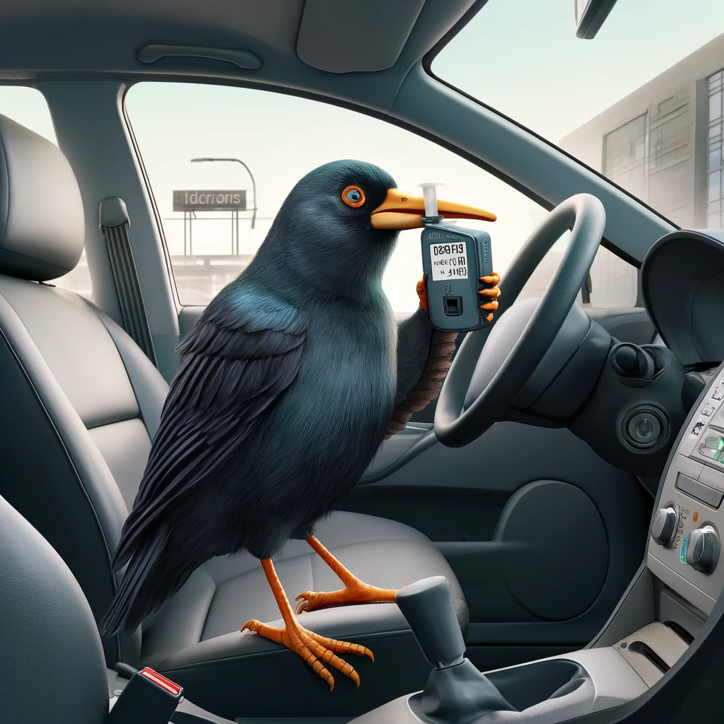 Driving a motor vehicle equipped an ignition interlock device might feel like you have clipped wings.