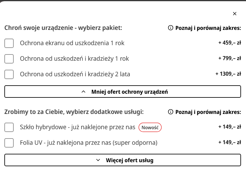 Ubezpieczenie telefonu w Media Markt