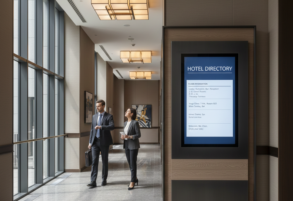 What Creative Signage Designs Can Inspire You? 12 hotel directory board