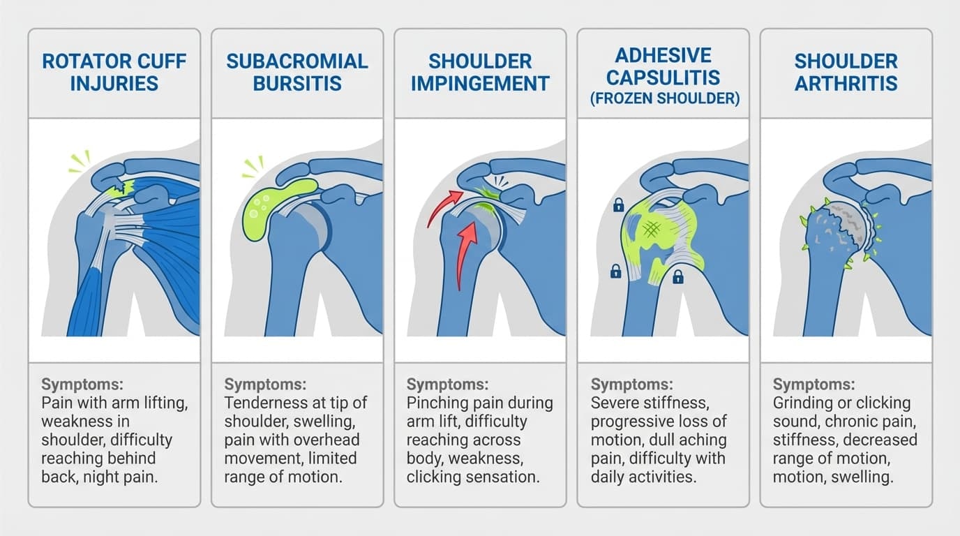 Common Causes of Left Shoulder Pain (Non-Emergency)