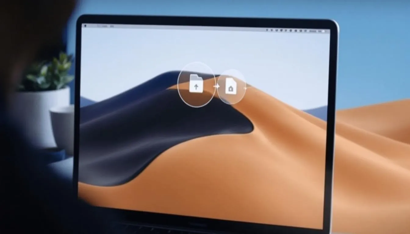 Un logiciel de nettoyage de Mac en action, vidant le cache.