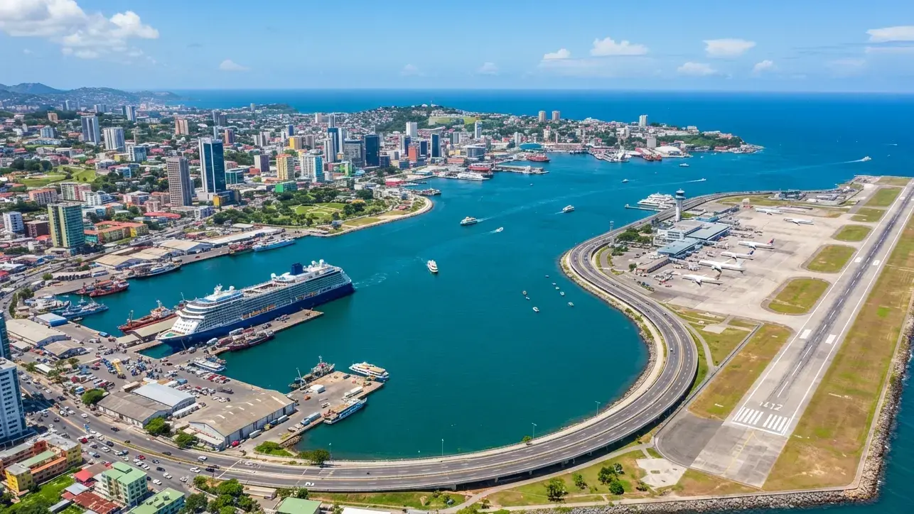 Open-jaw flight itinerary for visa matching cruise embarkation and disembarkation ports