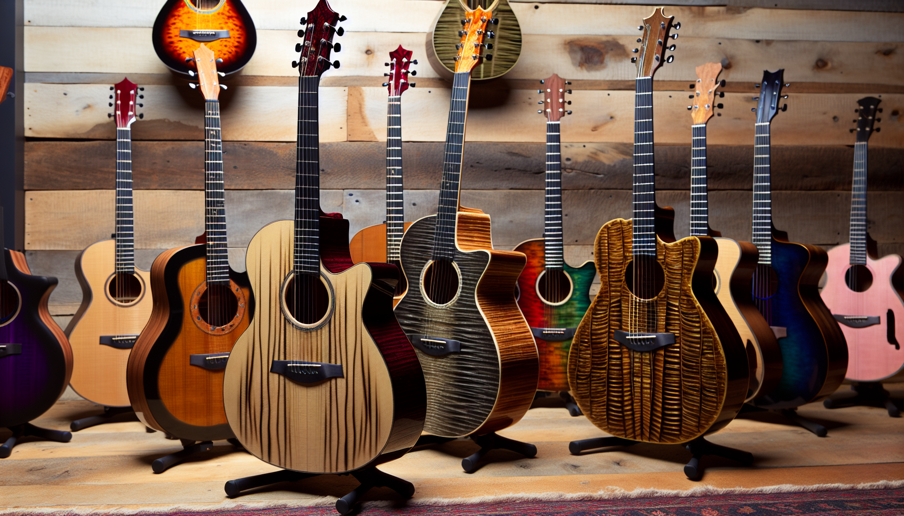 Unique acoustic guitars