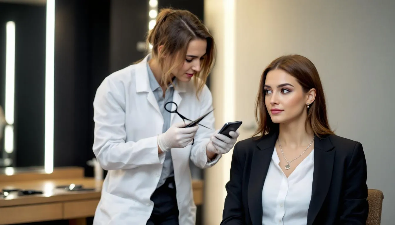 página web para salones de belleza