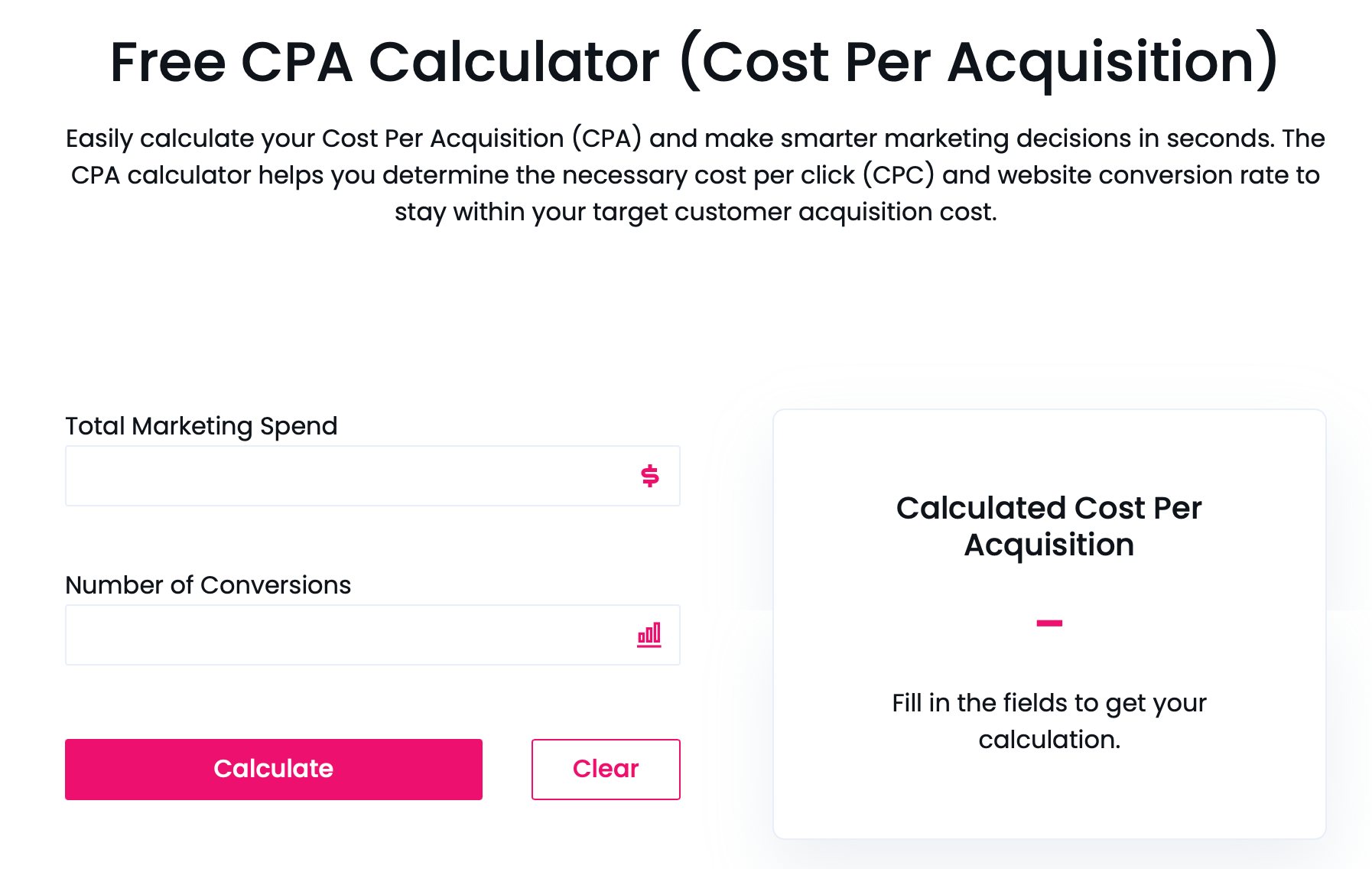 dropshipping salary - free cpa calculator 