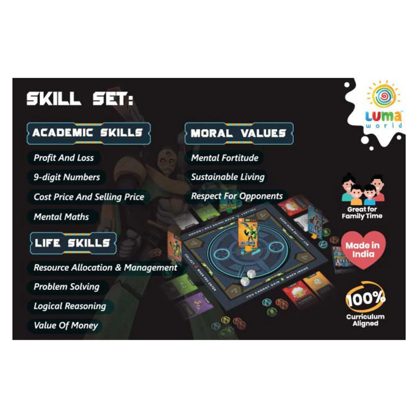 Alpha Steel emphasis on emphasis on decision-making and logical reasoning.