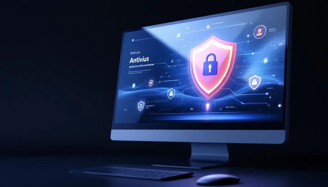 Ein Computerbildschirm zeigt ein Antivirus-Programm im Einsatz.