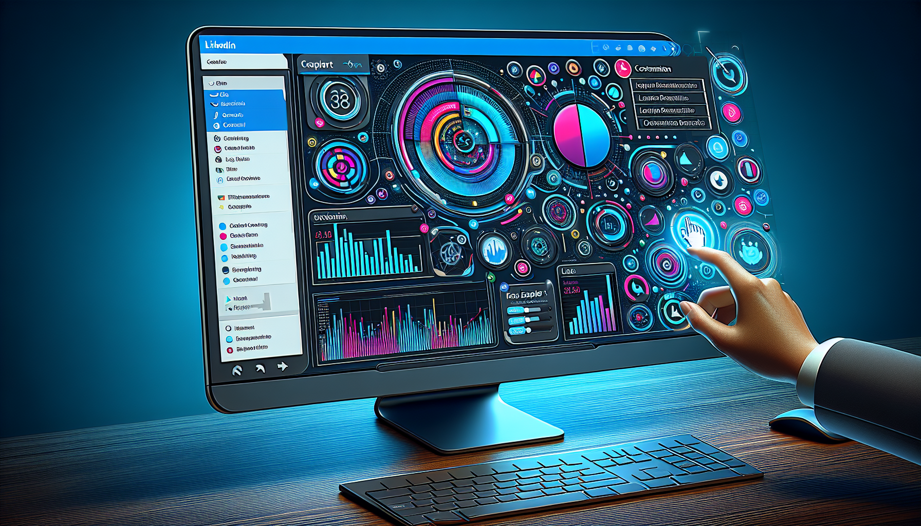 Illustration of Generating LinkedIn Analytics Reports