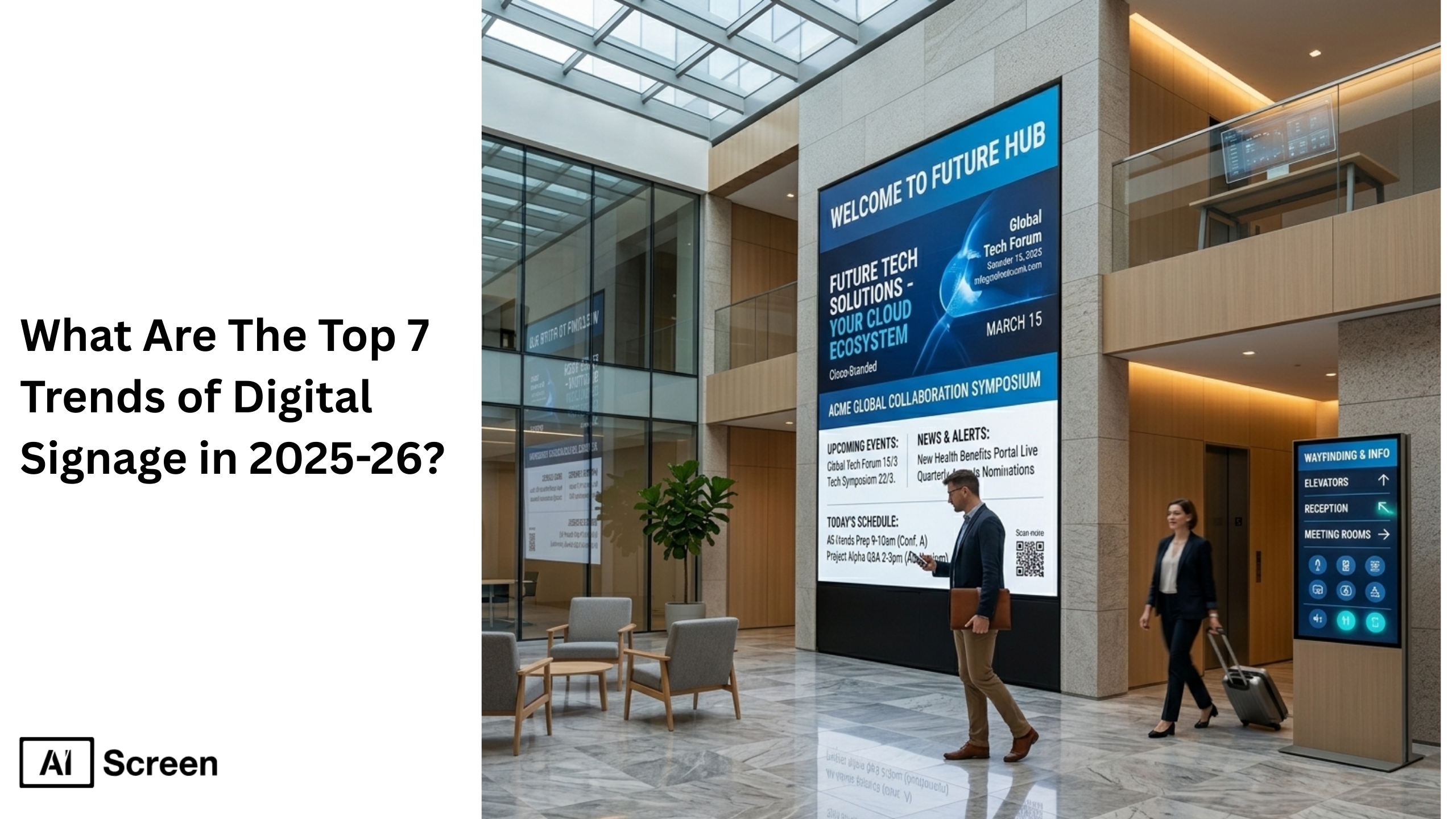 What Are The Top 7 Trends of Digital Signage in 2026-26? 1 top digital signage trends