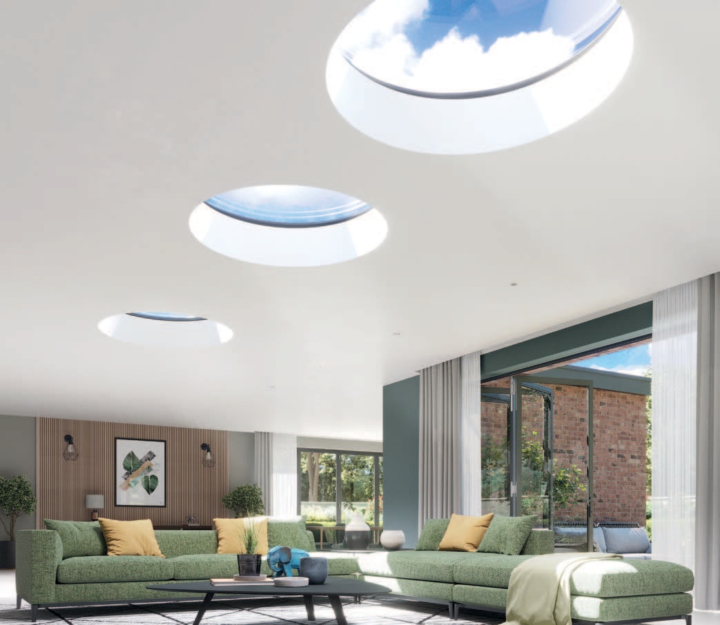 circular roof lights