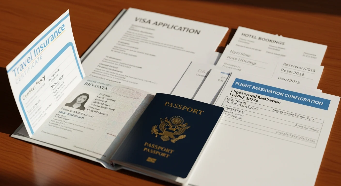 Step-by-step visa file preparation with dummy ticket for Schengen entry