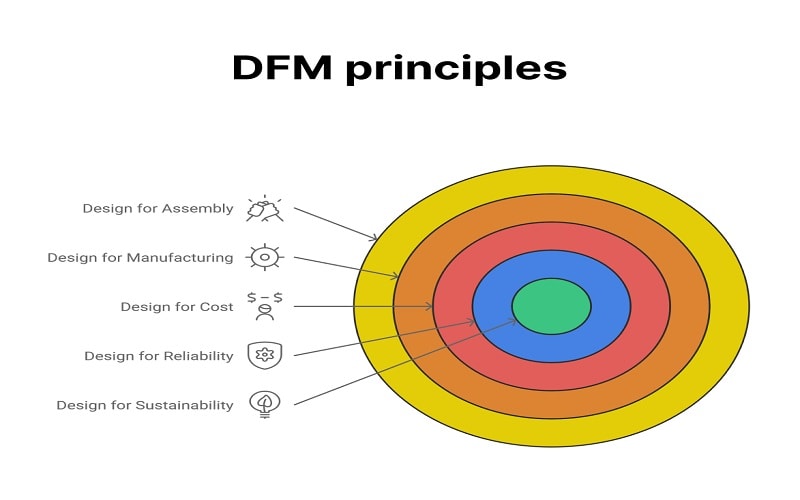 design for manufacturing (DFM) principles