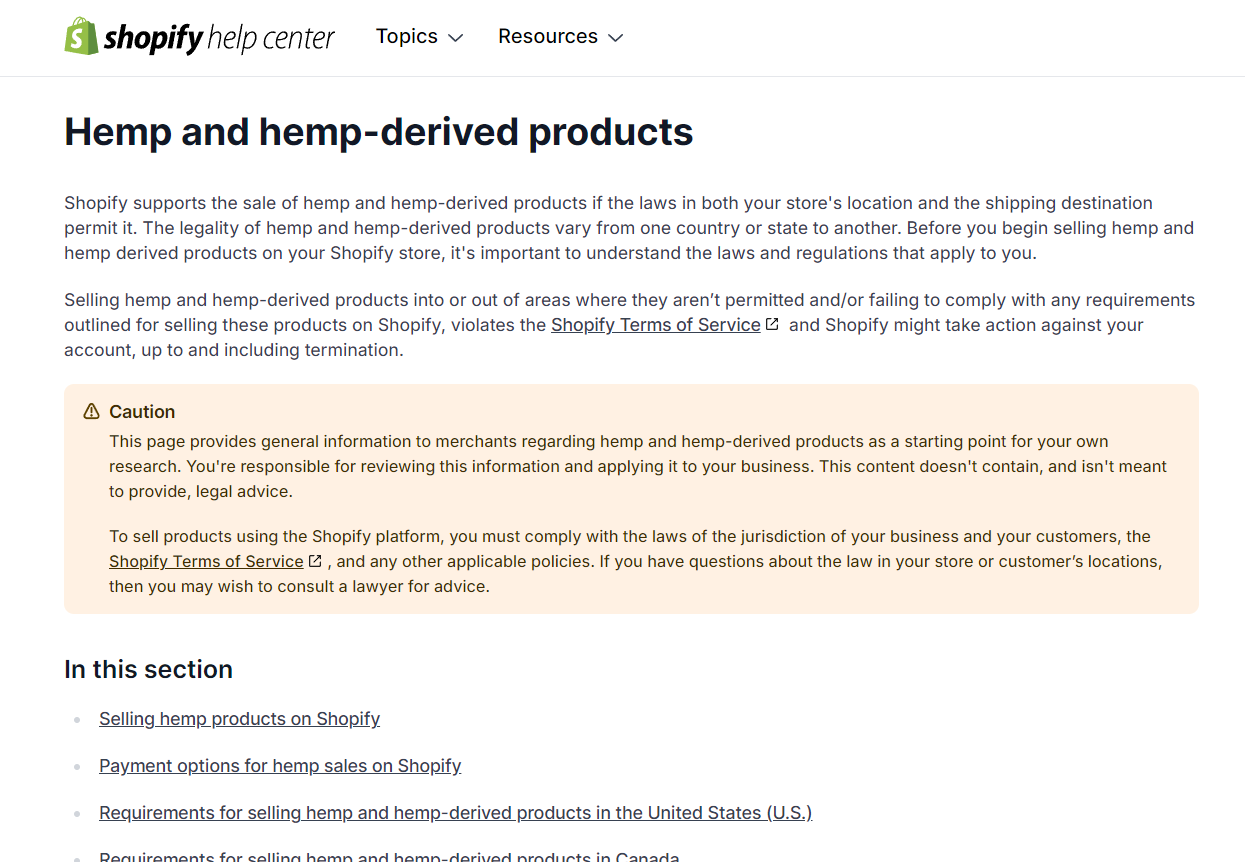 cbd dropshipping shopify