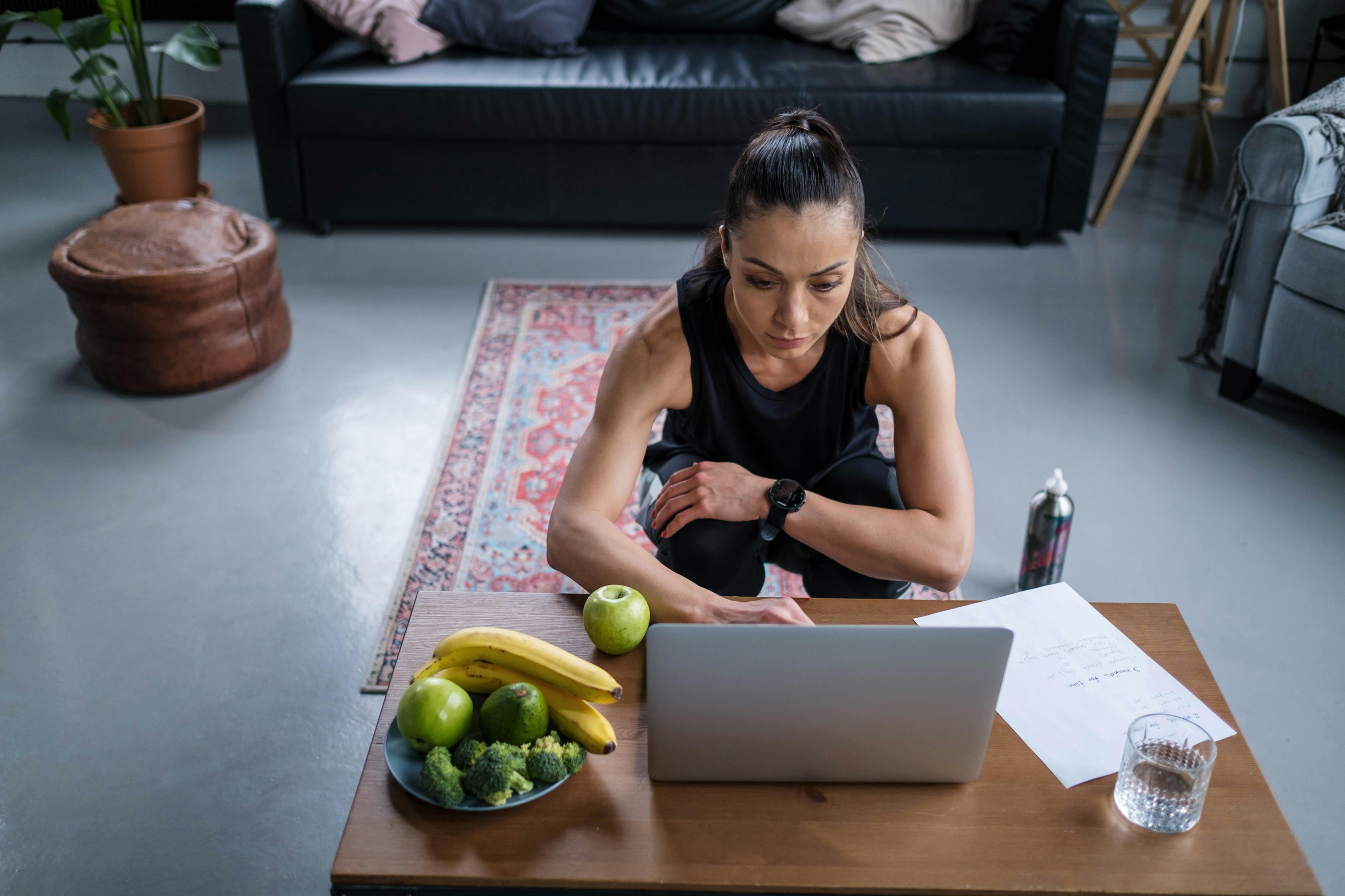 Photo by Ron Lach : https://www.pexels.com/photo/a-woman-using-her-laptop-on-a-wooden-table-7900024/