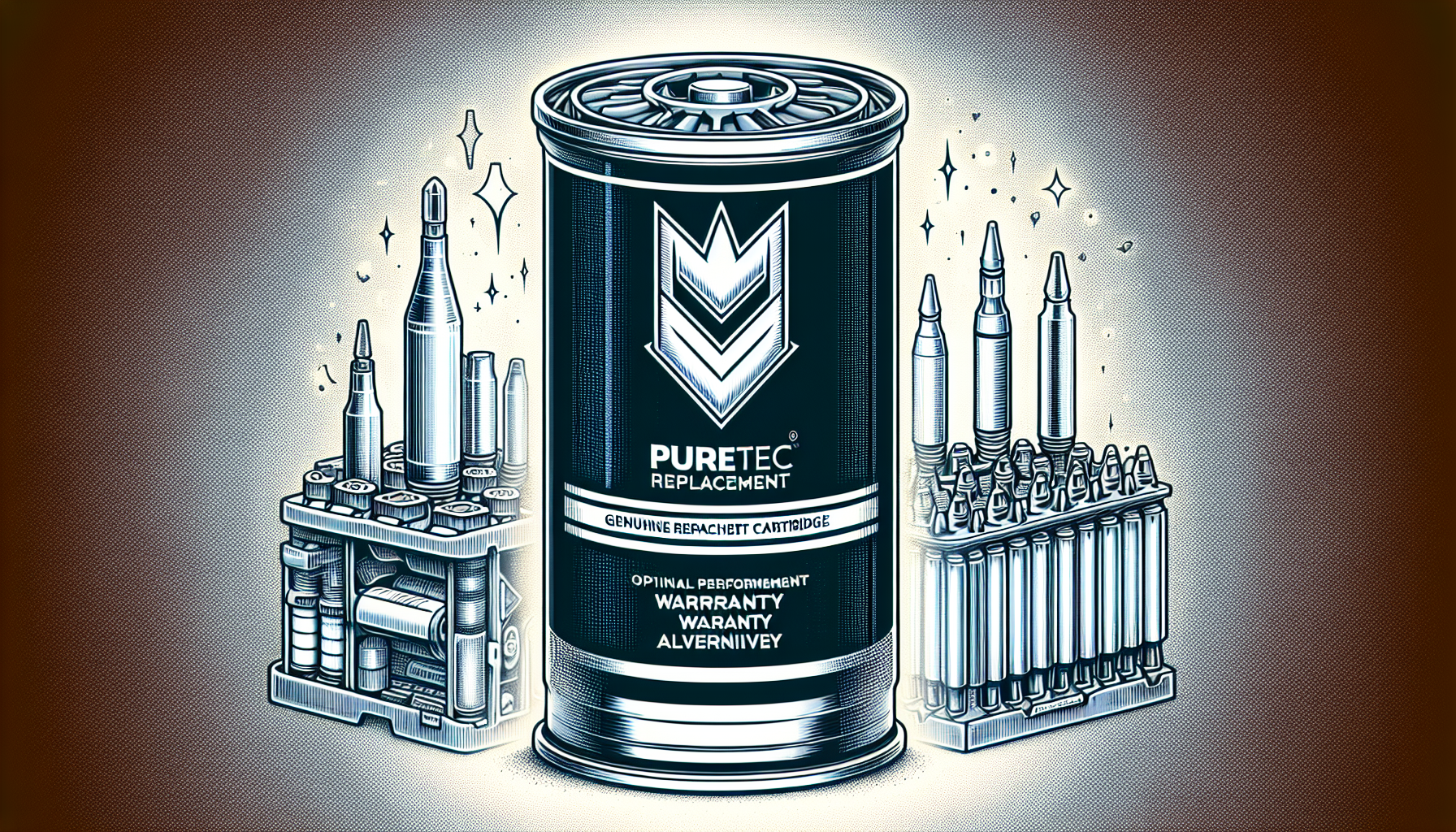 Genuine Puretec replacement cartridges for optimal performance