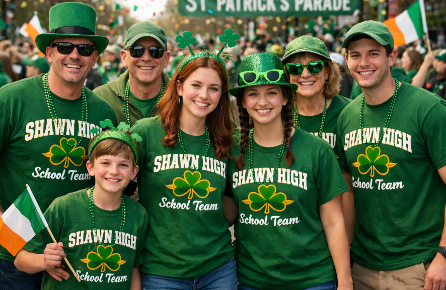 custom saint patrick's day apparel