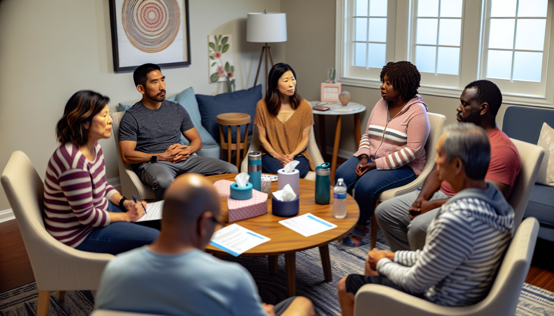 Support group for individuals with colon cancer